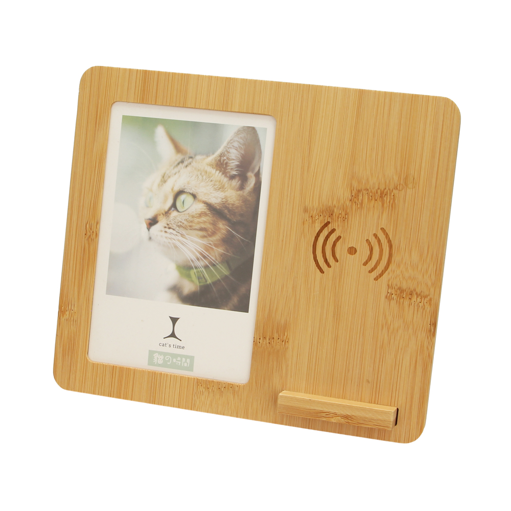 Bamboo photo frame/ wireless charger BELLATEMPS LIMITED